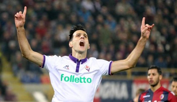 Prima Ilicic poi ancora Kalinic e la Fiorentina è avanti (2-0) all’intervallo