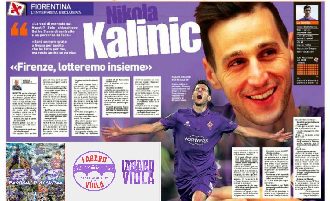 Kalinic: “Resterò a lungo a Firenze. Siamo arrabbiati dopo l’Inter. Il clima nello spogliatoio…”