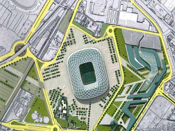 Nuovo stadio: Bordeaux e Monaco i modelli, 450 milioni il costo