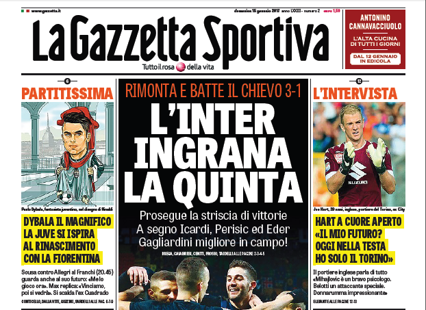 E la Gazzetta paragona la Juve al Rinascimento Fiorentino. Buffon come Giotto, Pjanic-Leonardo, Dybala Lorenzo il Magnifico, Higuain Michelangelo…