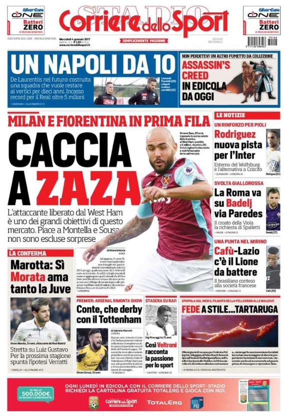 Il Corriere Dello Sport 04 Gennaio 2017