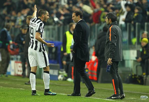 Caos Juve: Bonucci verso la tribuna con il Porto come punizione dopo la lite con Allegri