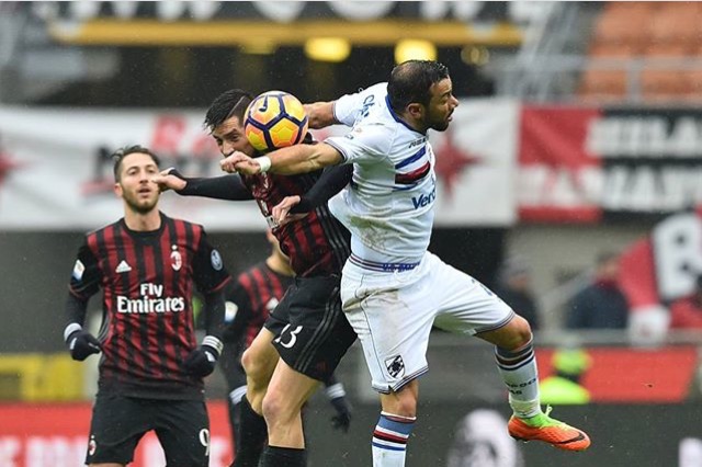 La Samp batte il Milan, Muriel beffa il suo ex allenatore su calcio di rigore…