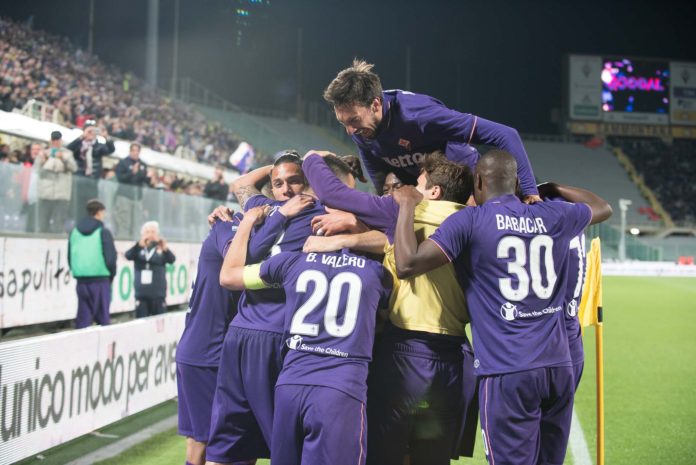 fiorentina gol esultanza