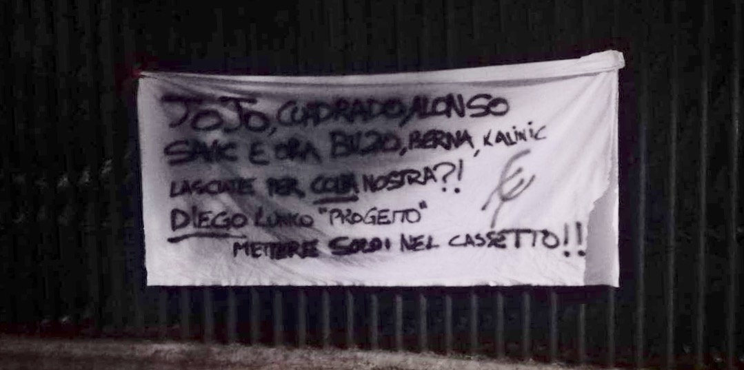 “Jojo, Cuadrado, Alonso, Savic e ora Borja, Berna, Kalinic, lasciati per colpa nostra!? Diego, l’unico progetto mettere soldi nel cassetto”