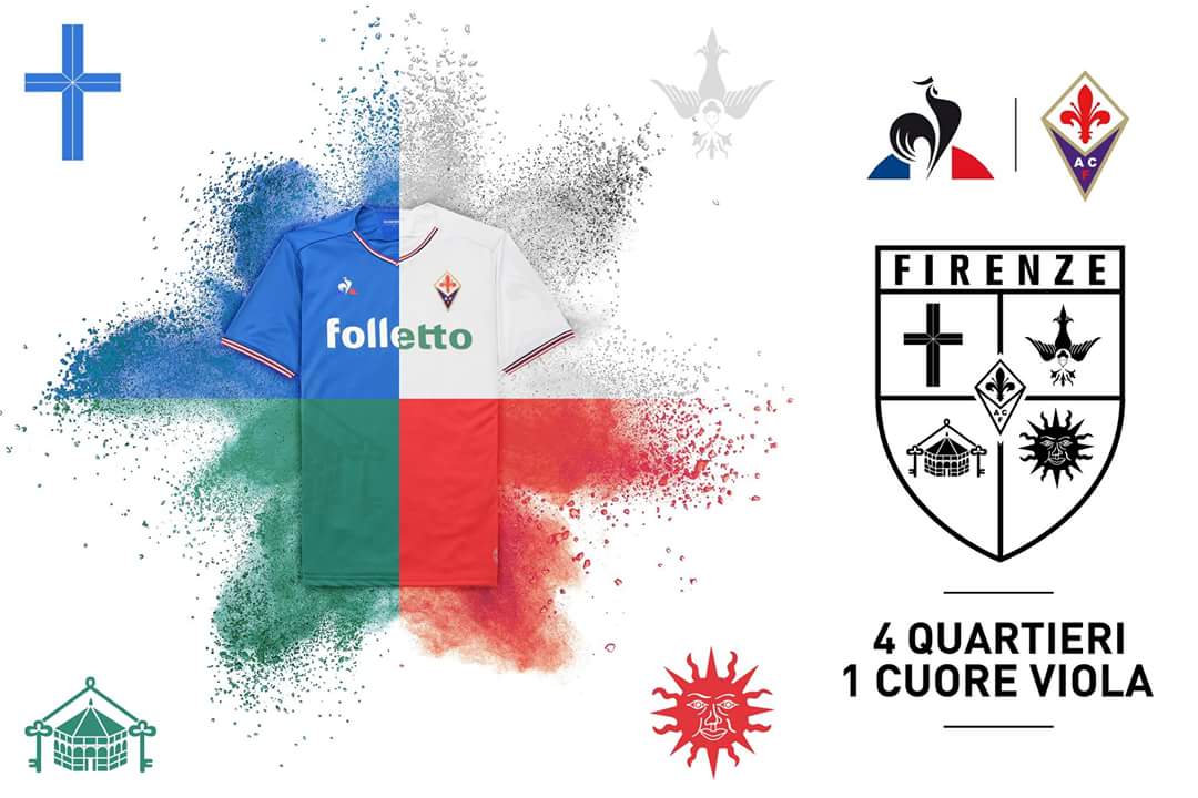 A San Siro la Fiorentina scenderà in campo con la maglia bianca in onore di Santo Spirito vincitore del calcio storico a Firenze