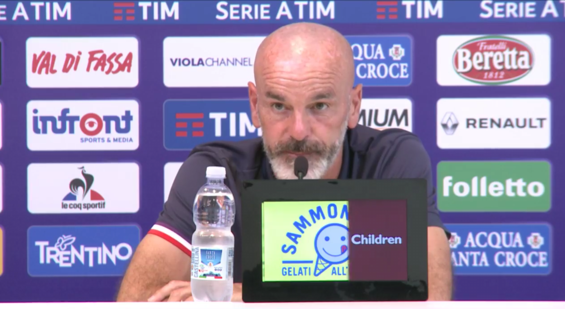 Pioli: “Veretout la sorpresa, Pezzella come Samuel, chi non è contento può andare via per giocare…”