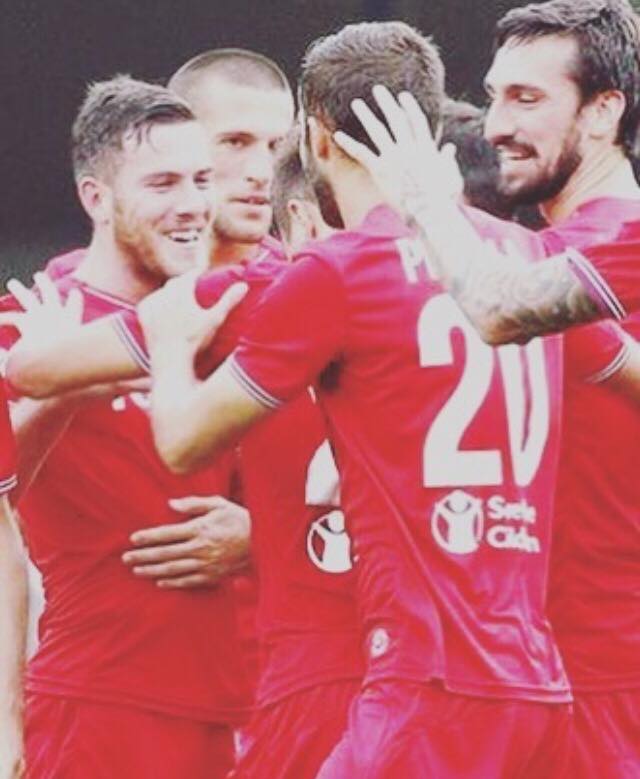 Veretout su Instagram: ”Bellissima vittoria a Verona, con tanto di ciliegina sulla torta”