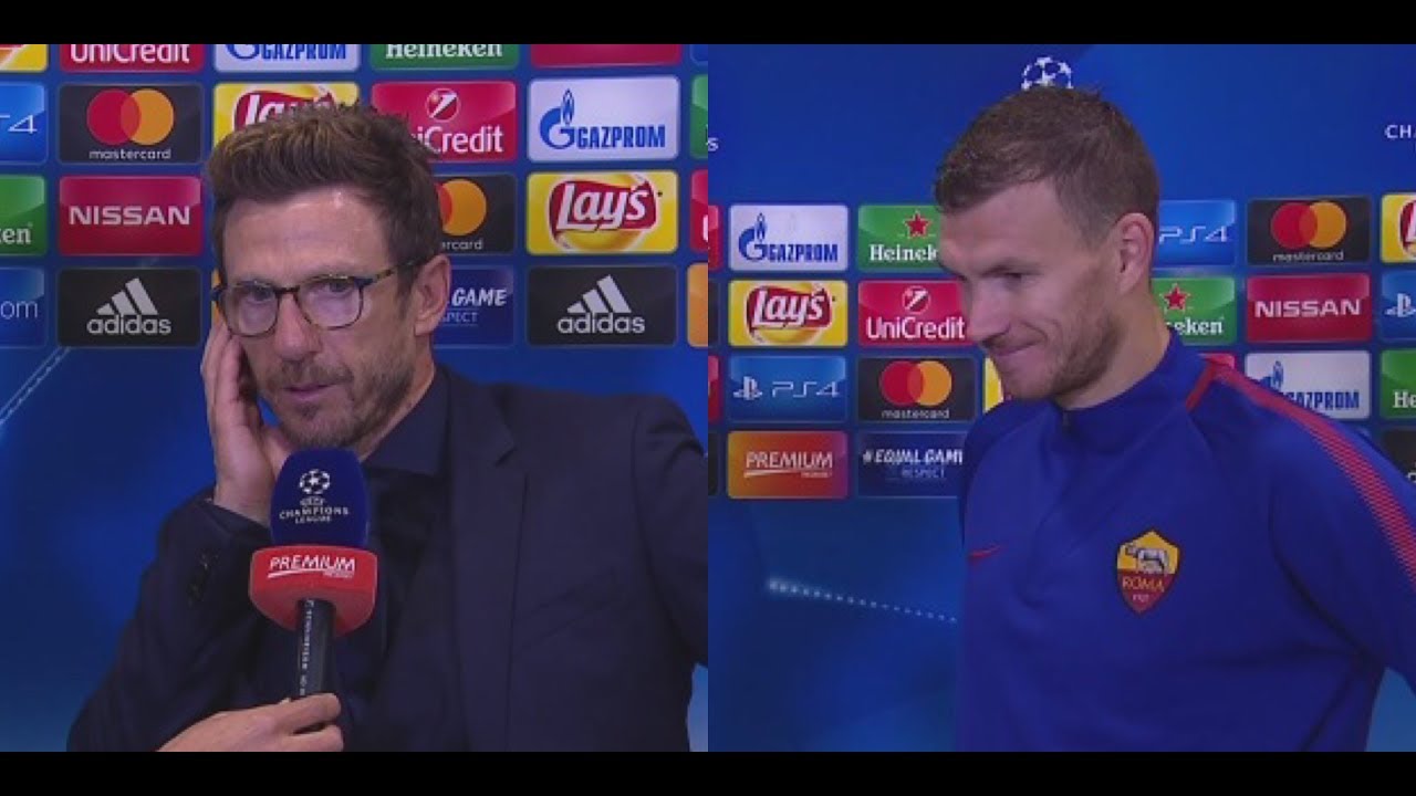 Di Francesco: ”Dzeko come Batistuta? No, Edin ha più qualità. Assomiglia a Van Basten per come gioca con la squadra”