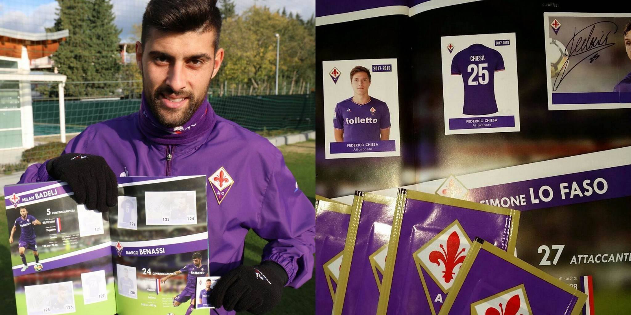 Le figurine della Fiorentina vanno a ruba, una raccolta dedicata a grandi e piccini