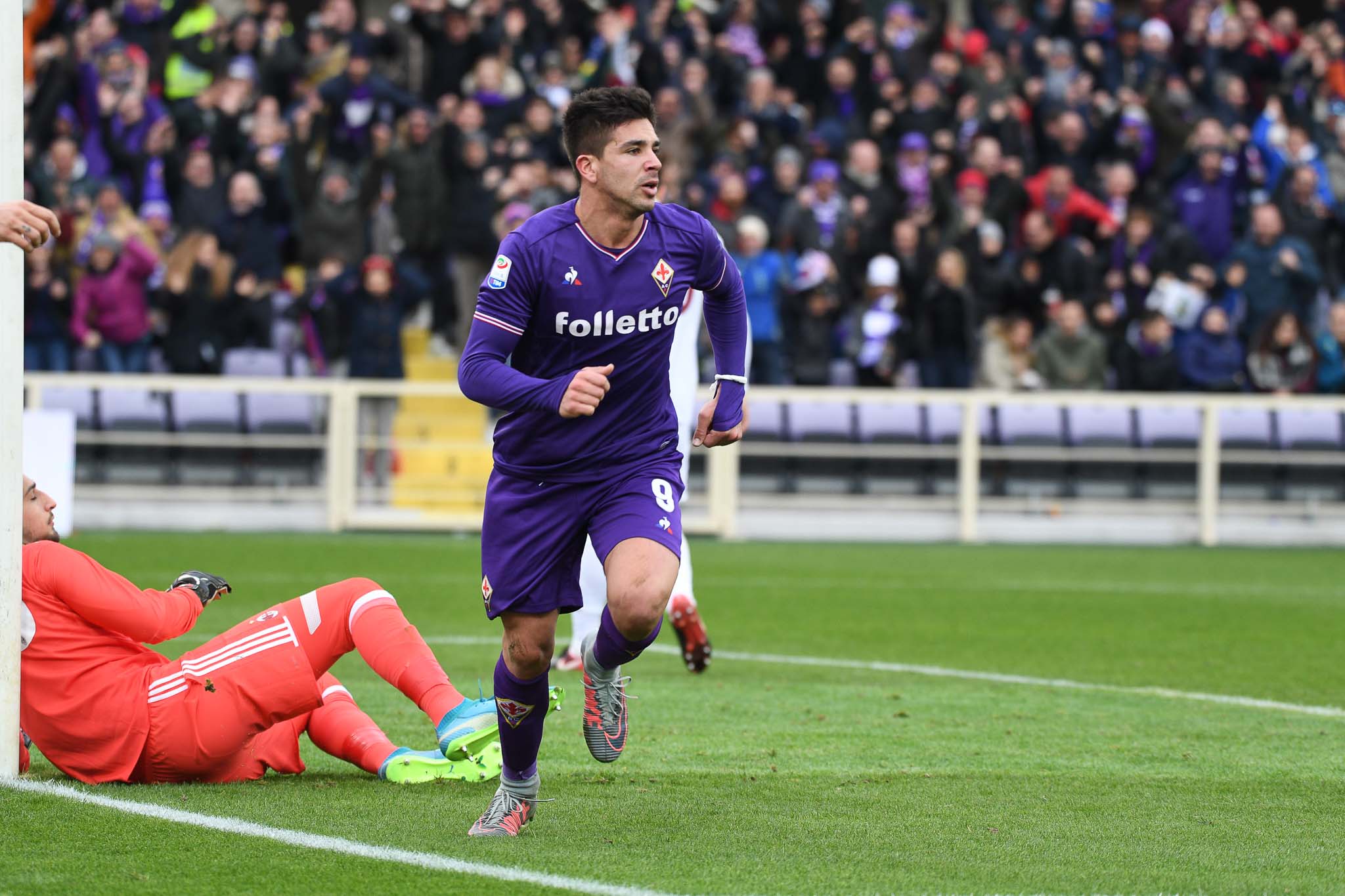 Simeone al 90’ pareggia! Buono l’assist di Eysseric 1-1.
