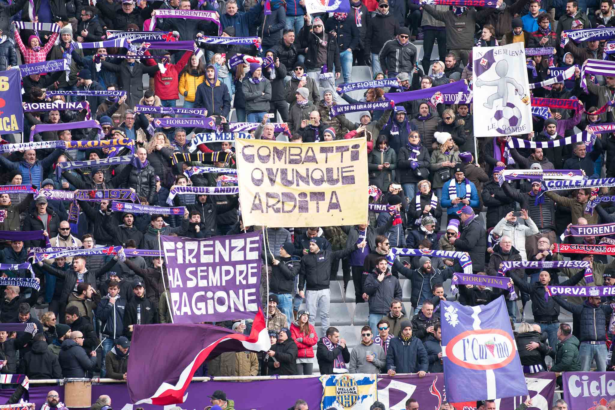 La Fiorentina censura uno striscione ironico senza offese perché contro i Della Valle. Ecco cosa è successo