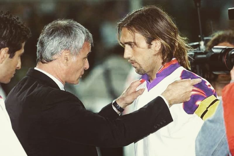 Quando Batistuta si fece aprire il campo per allenarsi da solo. Ranieri:  "Fiorentina l'amore più grande"