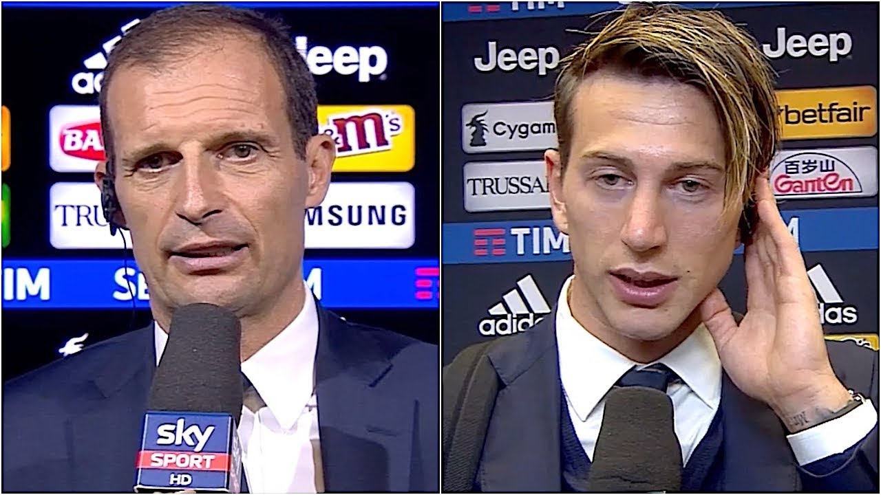 Allegri: “Bernardeschi non è scappato da Firenze. Lo fischieranno, ma è tranquillo e scanzonato”