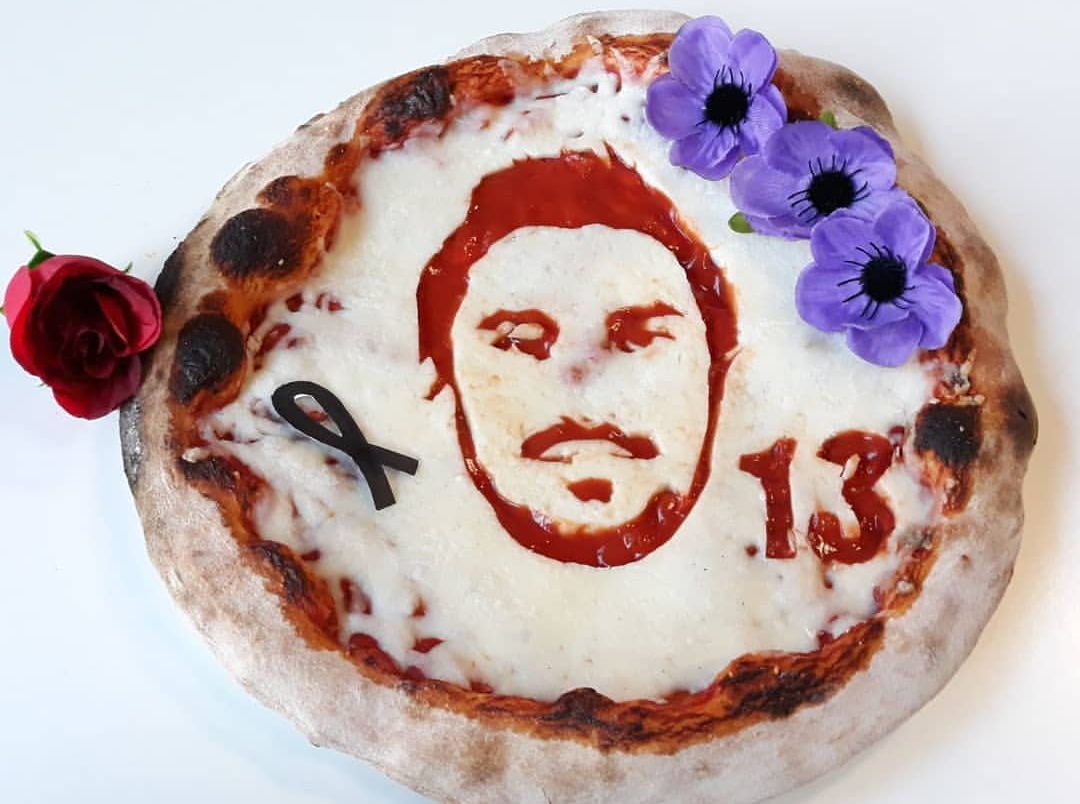 A Lucca pizza speciale in onore di Astori