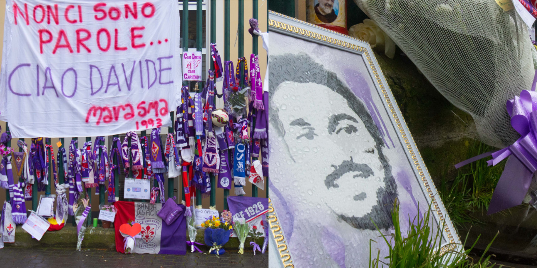 Vietata ogni tipo di ripresa durante il funerale di Davide Astori. La camera ardente nella palestra di Coverciano.
