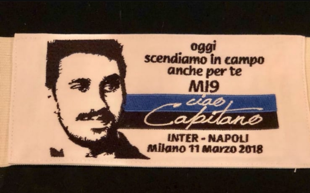 La fascia di Icardi in onore di Astori: “Oggi scendiamo in campo per te”
