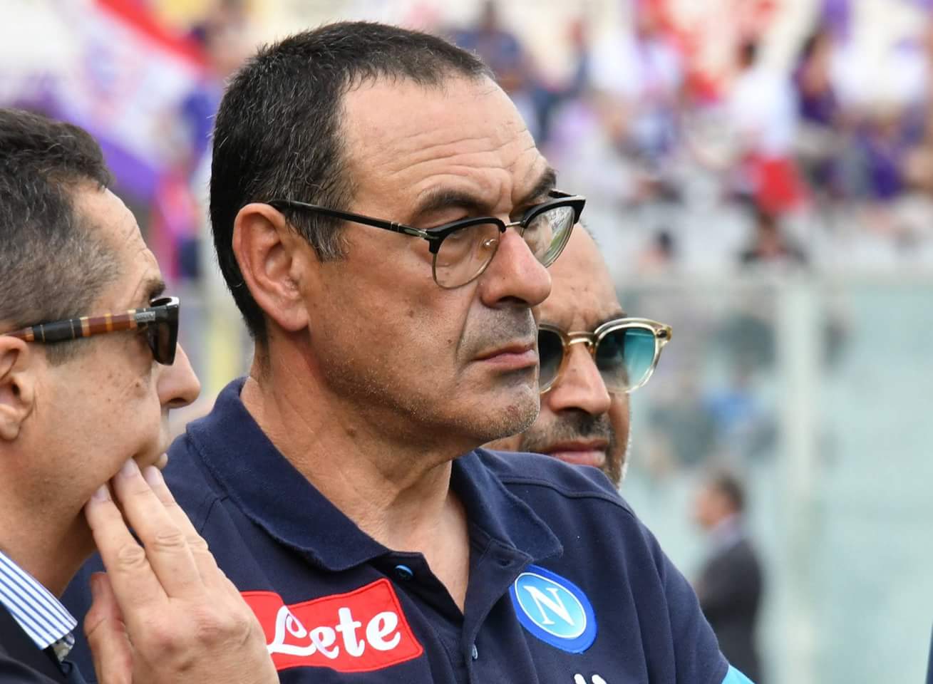 Sarri: “La Fiorentina ha fatto una grande gara. Noi ci siamo persi dopo il rosso”