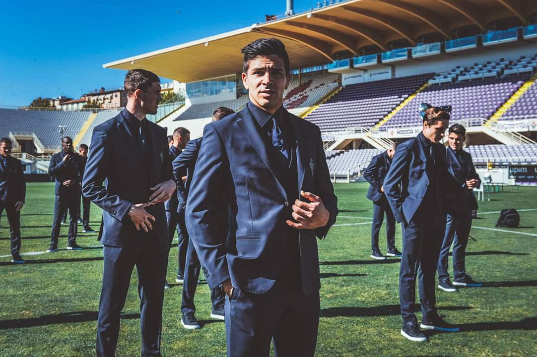 E il Franchi si trasforma in un set fotografico, le foto dello shooting della Fiorentina questa mattina