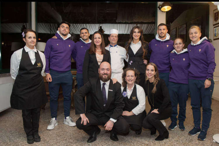 ACF: la photogallery dell’incontro tra i Viola Club di Monsummano, Pescia e Vellano con i giocatori viola