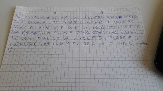 Martino e Davi si incontrano. La storia dei bambini tifosi termina a lieto fine