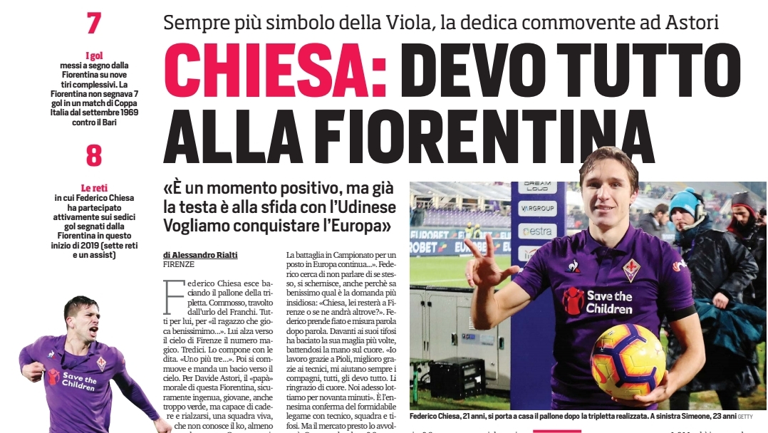 Spettacolo Chiesa, si prende il pallone e commuove i tifosi viola. Sul futuro la certezza è una sola…