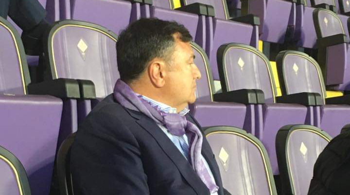 FOTO, al Franchi presente il braccio destro di Commisso, Joe Barone. Assenti i Della Valle