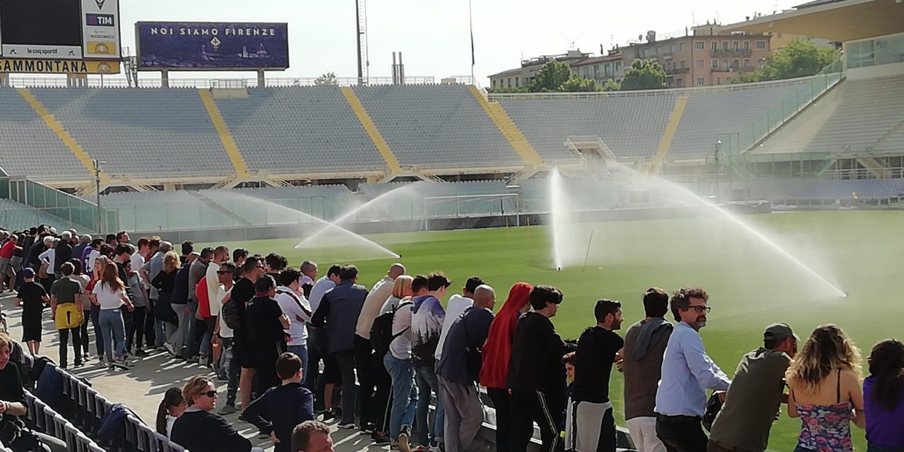 (FOTO): ALLENAMENTO A PORTE APERTE PRESENTI 1000 TIFOSI E ANDREA DELLA VALLE-CORVINO