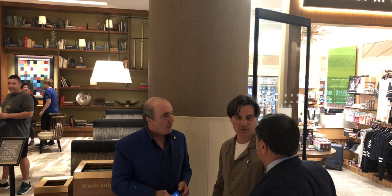 FOTO, Montella, Commisso e Joe Barone a New York, ecco l’incontro tra allenatore e proprietà viola