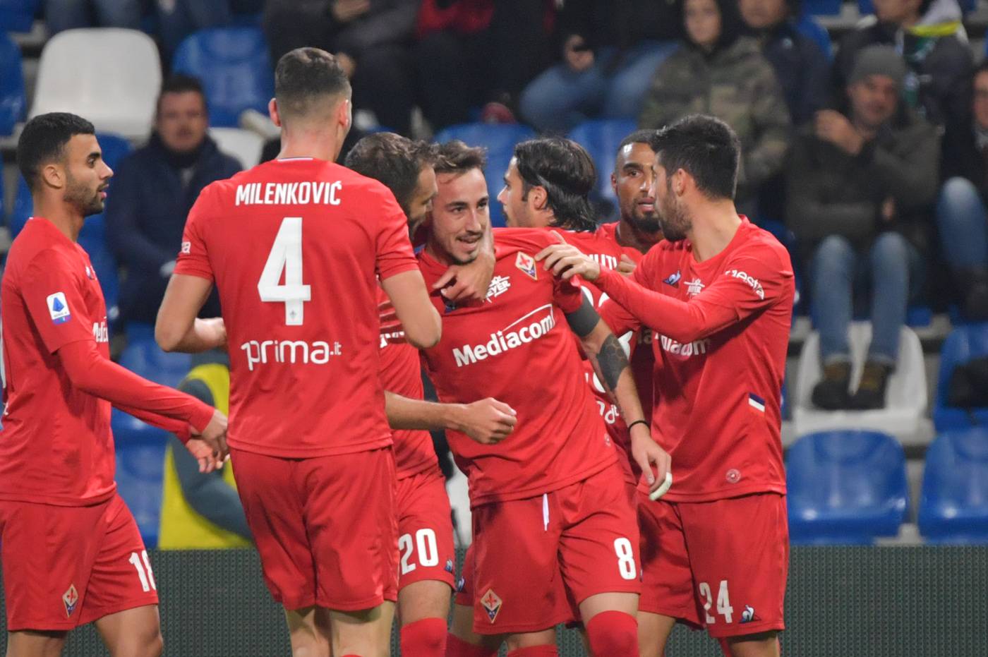 La svolta con l’ingresso di Ghezzal, Montella passa al 4-3-3 e rimonta il Sassuolo