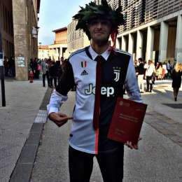 Tifosissimo della Juventus si laurea a Firenze: E’ la curiosa storia di un ragazzo di Montevarchi