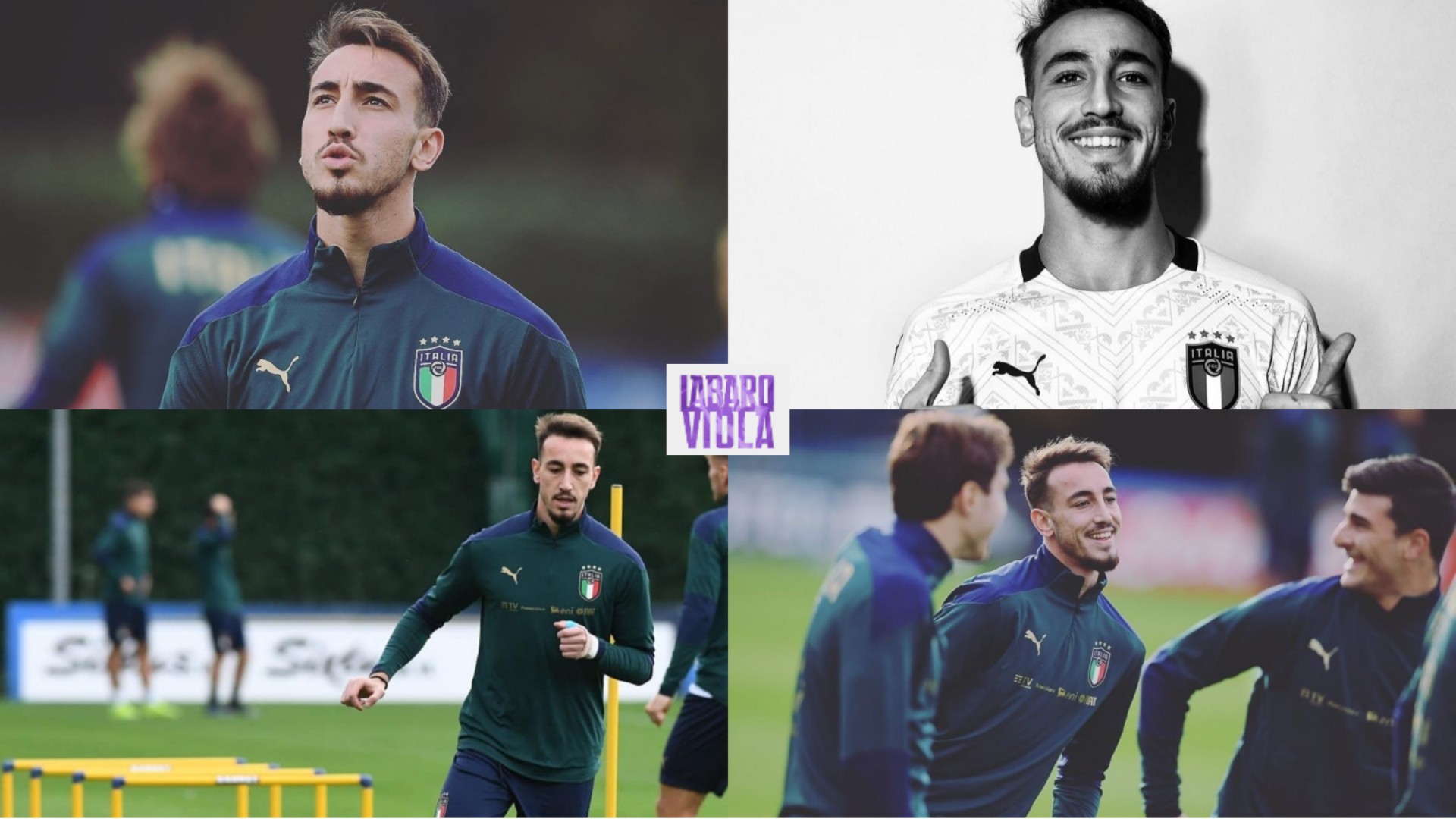 Primi due giorni con la maglia azzurra per Castrovilli, ecco gli scatti più belli del talento viola
