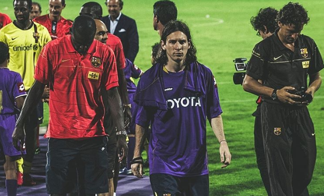 (FOTO) La Fiorentina celebra Messi. Online la foto di quando vestì la maglia viola