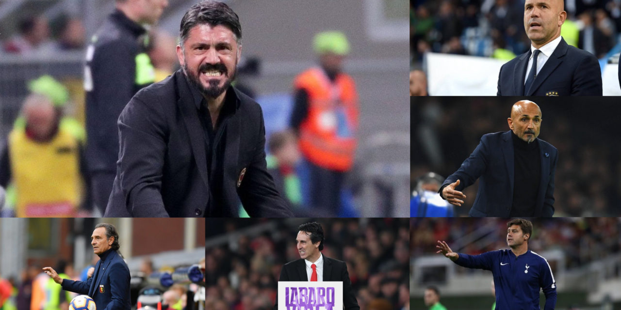 Da Gattuso a Spalletti passando per Emery e Pochettino, tra sogni e realtà i nomi disponibili per la panchina