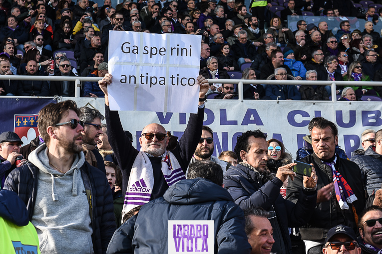Daspo a sette tifosi della Fiorentina per la partita a Bergamo contro l’Atalanta del 2019 di Coppa Italia