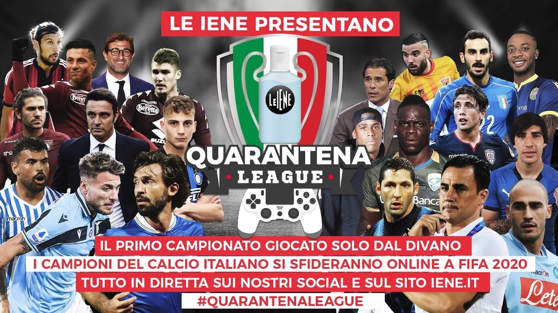 Le Iene annullano la “Quarantena League” per raccogliere fondi. Dovevano giocare Chiesa e Vlahovic