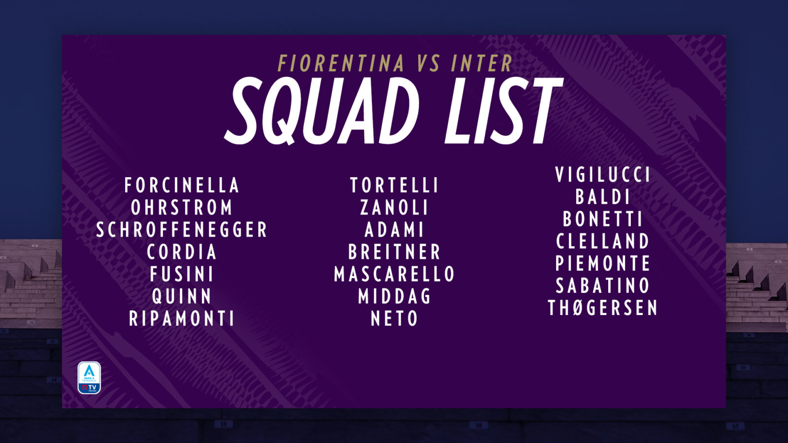 Riparte la Serie A Femminile, ecco le convocate della Fiorentina per la sfida contro l’Inter