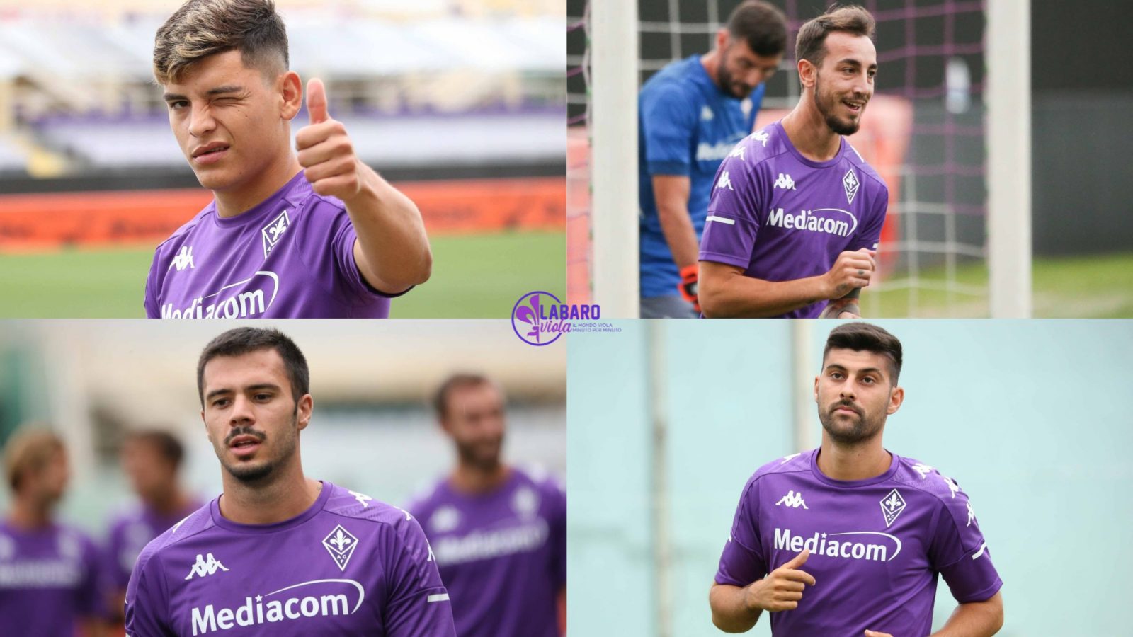 Le foto del primo allenamento della Fiorentina, nuova divisa firmata da Kappa