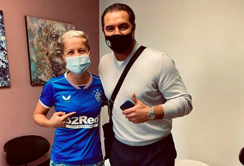 Clelland incontra Amoruso: “Che onore, è stato il mio idolo. Ricordo ancora quel triplete…”