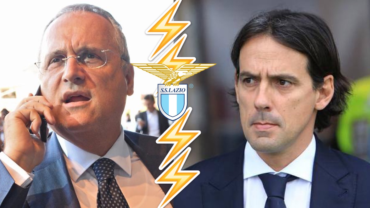 Da Roma, scontro tra Lotito e Inzaghi, il presidente della Lazio ha dato ultimatum al tecnico