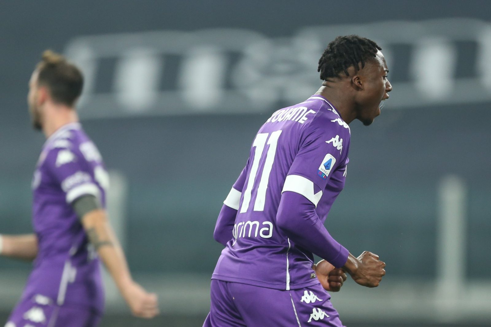 Al 57′ con una sassata Kouamé firma l’1-1 per la Fiorentina. I viola tornano in partita
