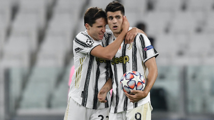 (VIDEO): Chiesa segna il primo gol con la Juventus contro la Dinamo Kiev in Champions League. 1-0 al 20’