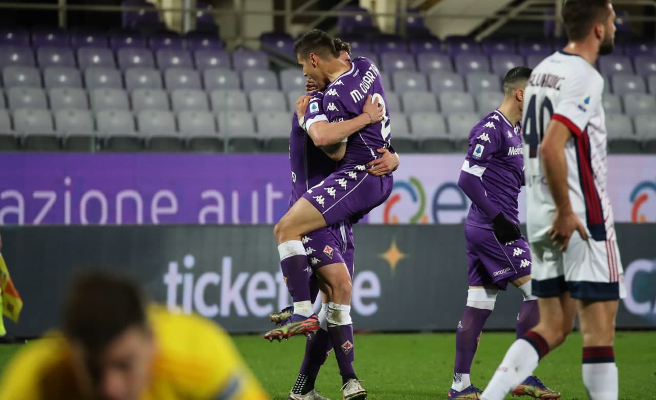 Fiorentina-Cagliari finisce 1-0 al Franchi. I viola tornano alla vittoria in una sfida casalinga