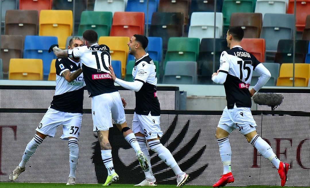 Classifica Serie A, l’Udinese pareggia con l’Atalanta e va a 17 punti