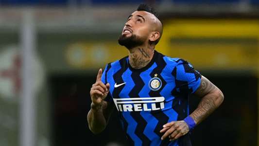 Al 39′ Inter in vantaggio contro la Fiorentina al Franchi. Dal dischetto Vidal fa 1-0