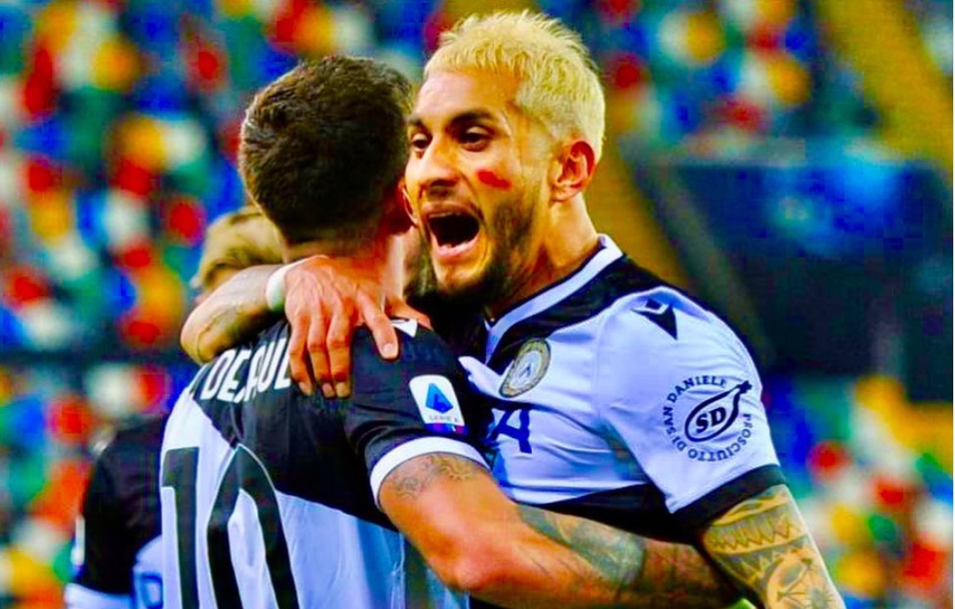 Udinese, squalificati Zeegelaar e Pereyra per la gara con la Fiorentina