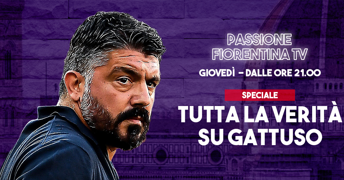 Stasera a Passione Fiorentina TV la verità su Gattuso. Presenti Iacobelli e Baiano. Con Rachele Risaliti