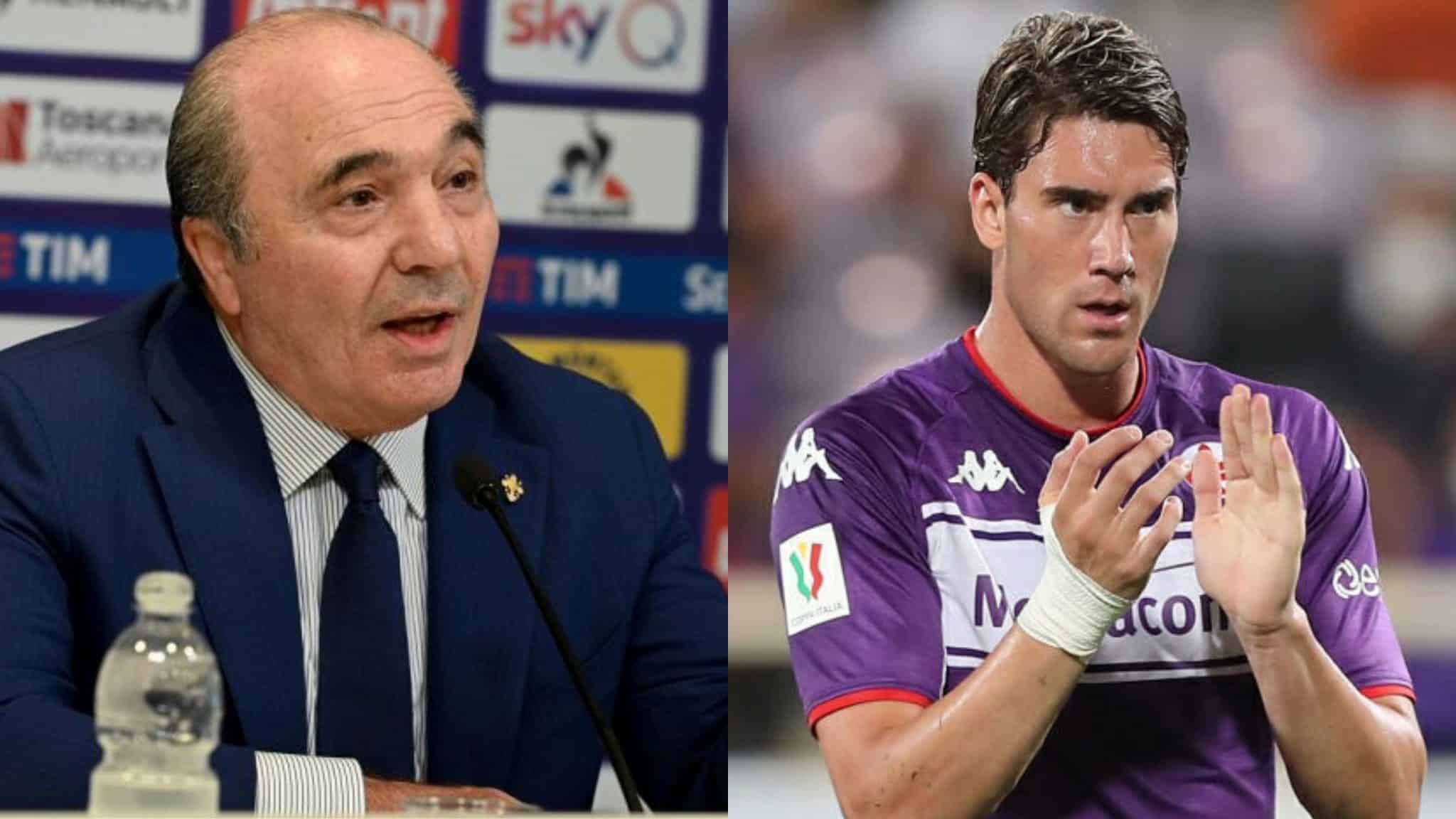 Se Vlahovic non rinnova la Fiorentina perde 50 milioni. Commisso ha ragione, sbaglia tempi