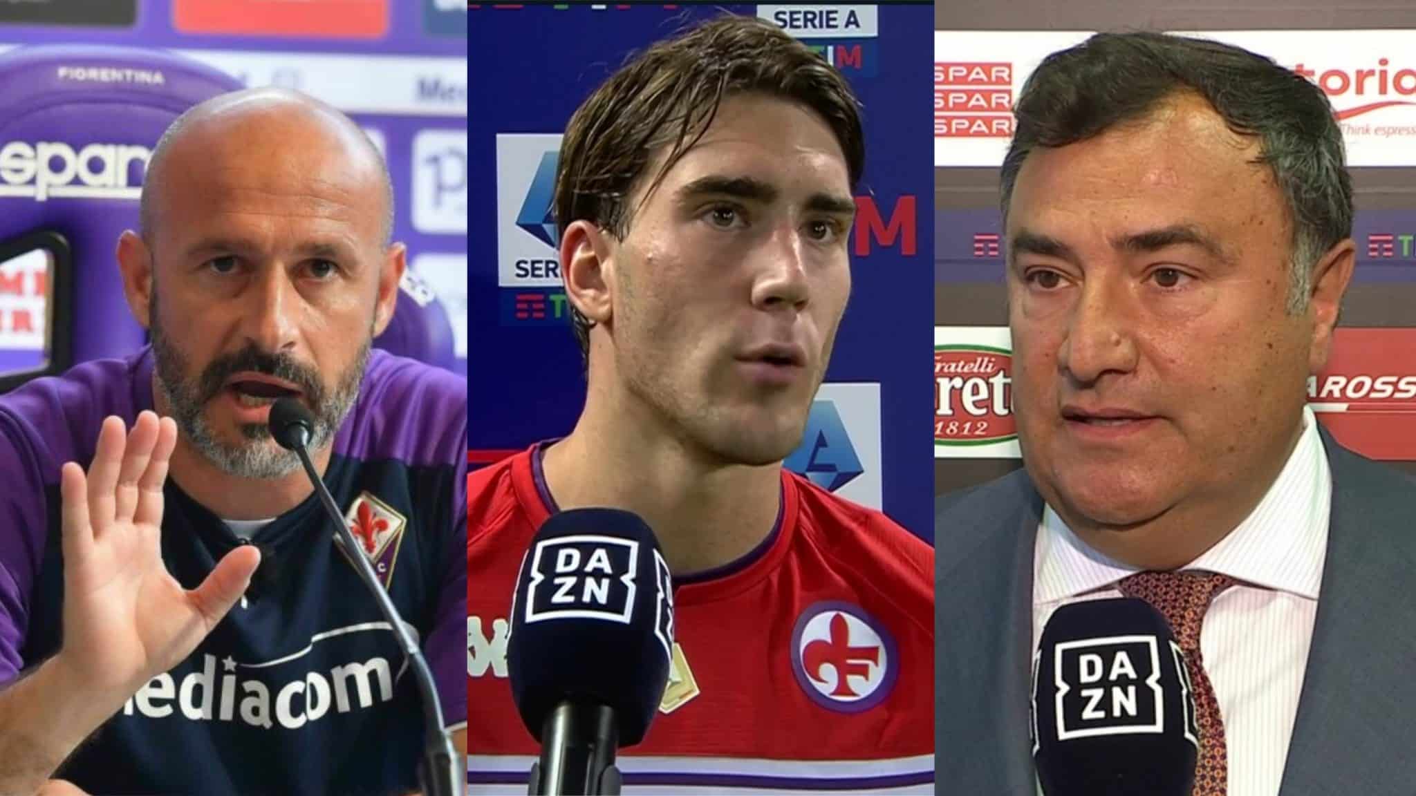 Italiano ha chiesto alla società di non pressare Vlahovic adesso. Suo procuratore è sparito