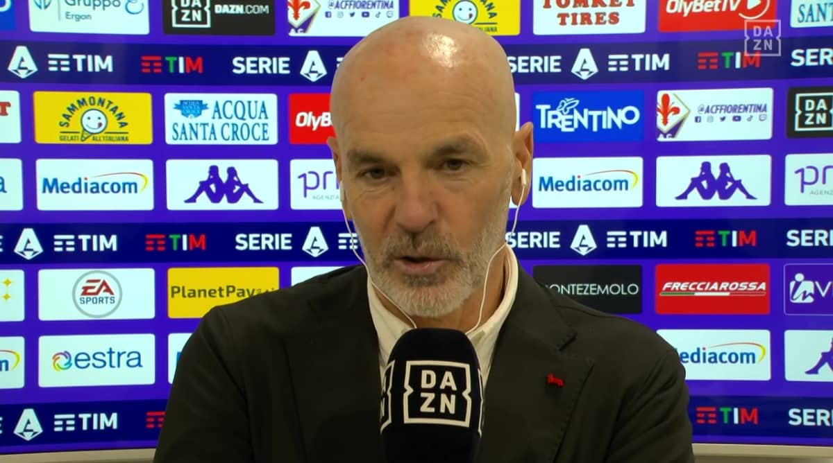 Pioli: “La Fiorentina ha fatto due tiri in porta e fatto due gol. Noi abbiamo tirato 20 volte”
